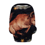 Watercolor Taurus Zodiac Sign Print Baby Seat Cover