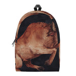 Watercolor Taurus Zodiac Sign Print Backpack