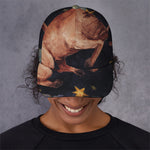 Watercolor Taurus Zodiac Sign Print Baseball Cap