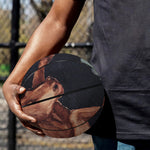 Watercolor Taurus Zodiac Sign Print Basketball