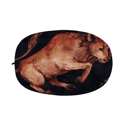 Watercolor Taurus Zodiac Sign Print Car Side Mirror Covers