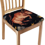 Watercolor Taurus Zodiac Sign Print Chair Cushion Cover