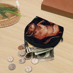 Watercolor Taurus Zodiac Sign Print Coin Purse