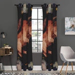 Watercolor Taurus Zodiac Sign Print Curtain