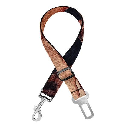 Watercolor Taurus Zodiac Sign Print Dog Seat Belt