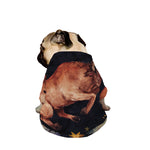 Watercolor Taurus Zodiac Sign Print Dog Zip Up Jacket