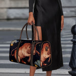 Watercolor Taurus Zodiac Sign Print Duffle Bag