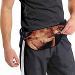 Watercolor Taurus Zodiac Sign Print Fanny Pack