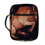Watercolor Taurus Zodiac Sign Print Front Pocket Bible Bag
