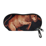Watercolor Taurus Zodiac Sign Print Glasses Case