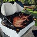 Watercolor Taurus Zodiac Sign Print Golf Cart Seat Cover