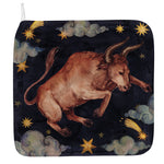 Watercolor Taurus Zodiac Sign Print Hand Towel