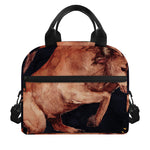 Watercolor Taurus Zodiac Sign Print Insulated Lunch Bag