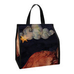 Watercolor Taurus Zodiac Sign Print Insulated Lunch Tote