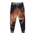 Watercolor Taurus Zodiac Sign Print Jogger Pants