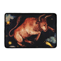 Watercolor Taurus Zodiac Sign Print Kitchen Mat
