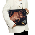 Watercolor Taurus Zodiac Sign Print Laptop Sleeve