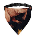 Watercolor Taurus Zodiac Sign Print Over The Collar Dog Bandana