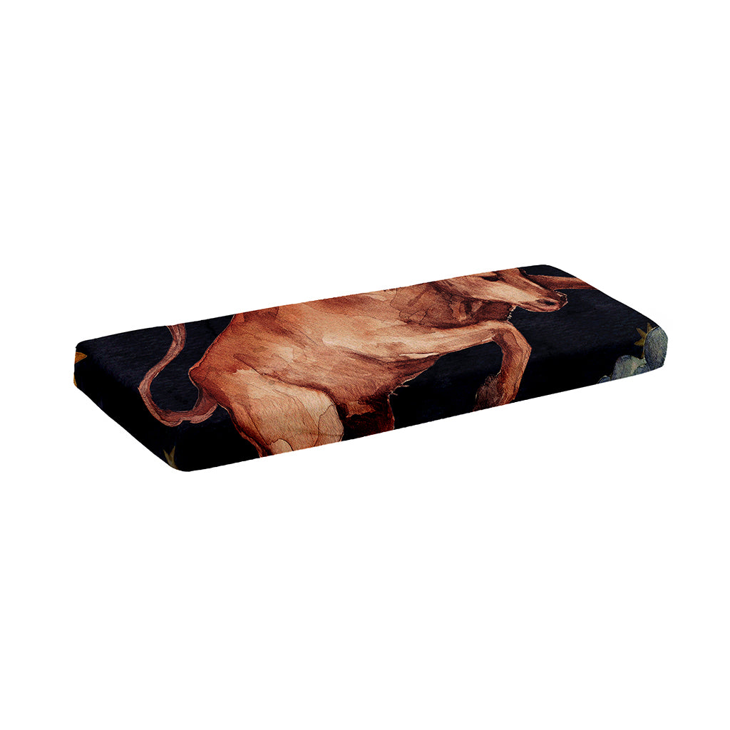 Watercolor Taurus Zodiac Sign Print Piano Keyboard Cover