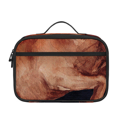 Watercolor Taurus Zodiac Sign Print Portable Lunch Bag