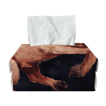 Watercolor Taurus Zodiac Sign Print Rectangle Tissue Box Cover