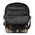 Watercolor Taurus Zodiac Sign Print Rectangular Crossbody Bag