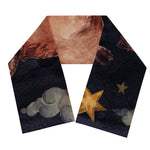 Watercolor Taurus Zodiac Sign Print Scarf