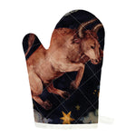 Watercolor Taurus Zodiac Sign Print Single Oven Mitt