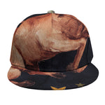 Watercolor Taurus Zodiac Sign Print Snapback Cap