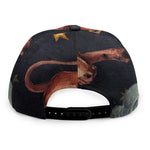 Watercolor Taurus Zodiac Sign Print Snapback Cap