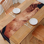 Watercolor Taurus Zodiac Sign Print Table Runner
