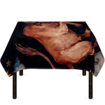 Watercolor Taurus Zodiac Sign Print Tablecloth
