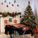 Watercolor Taurus Zodiac Sign Print Tablecloth