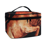 Watercolor Taurus Zodiac Sign Print Travel Makeup Bag