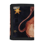 Watercolor Taurus Zodiac Sign Print Trifold Wallet