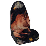 Watercolor Taurus Zodiac Sign Print Waterproof Car Seat Cover