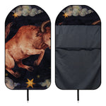 Watercolor Taurus Zodiac Sign Print Waterproof Car Seat Cover