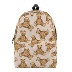 Watercolor Teddy Bear Pattern Print Backpack