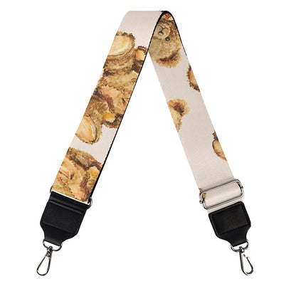 Watercolor Teddy Bear Pattern Print Bag Strap