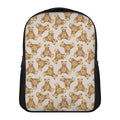 Watercolor Teddy Bear Pattern Print Casual Backpack