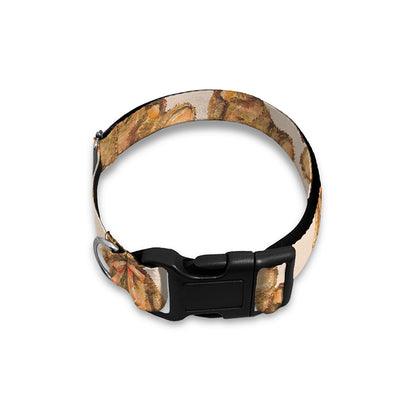 Watercolor Teddy Bear Pattern Print Dog Collar