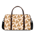 Watercolor Teddy Bear Pattern Print Duffel Bag