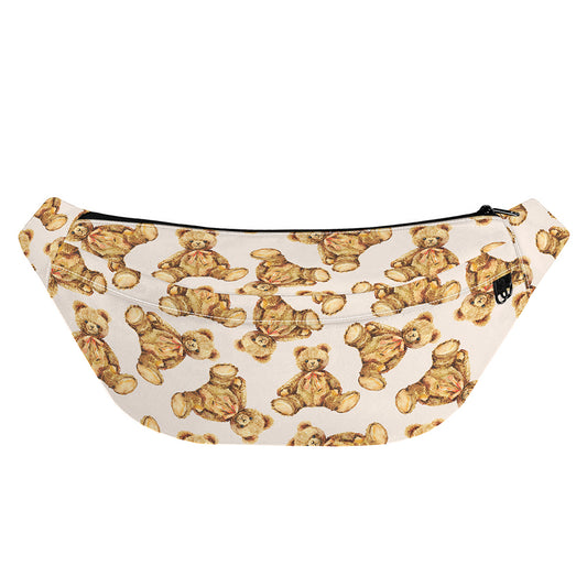Watercolor Teddy Bear Pattern Print Fanny Pack