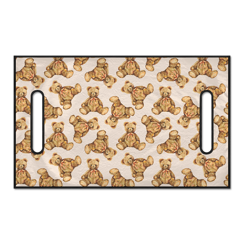 Watercolor Teddy Bear Pattern Print Golf Cart Seat Cover