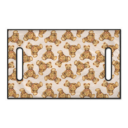 Watercolor Teddy Bear Pattern Print Golf Cart Seat Cover