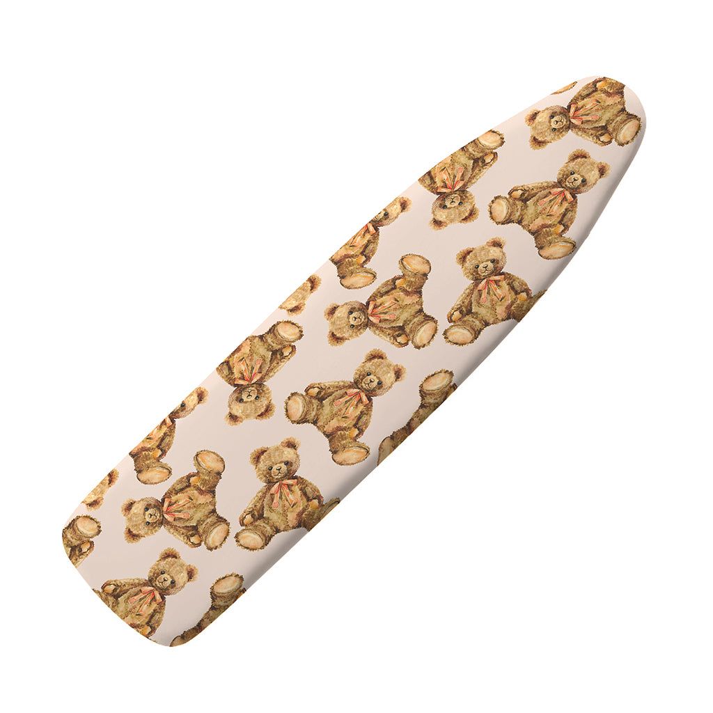Watercolor Teddy Bear Pattern Print Ironing Board Cover