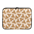 Watercolor Teddy Bear Pattern Print Laptop Sleeve