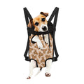 Watercolor Teddy Bear Pattern Print Pet Carrier Backpack