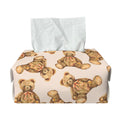 Watercolor Teddy Bear Pattern Print Rectangle Tissue Box Cover