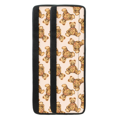 Watercolor Teddy Bear Pattern Print Refrigerator Handle Covers